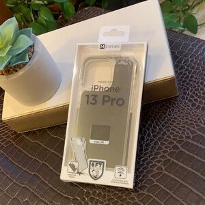 🌹iHome • Clear & Black IMPACT iPhone 13 Pro New Case